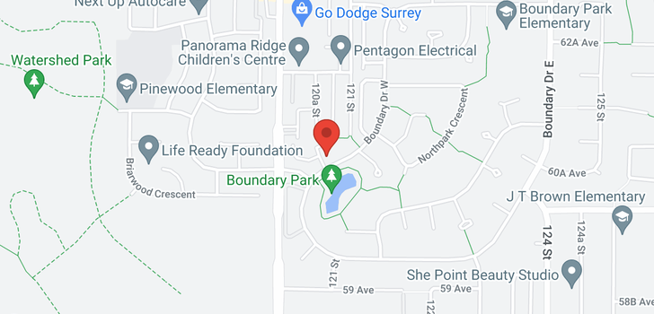 map of 6071 W BOUNDARY DRIVE